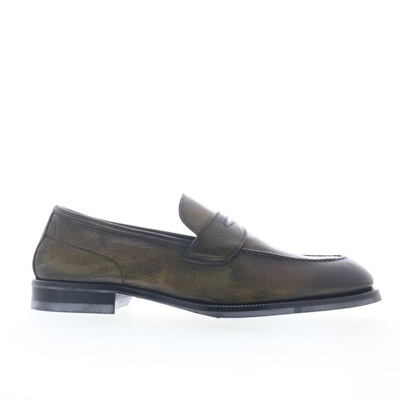 Di Bianco Other - Di Bianco Mens Aviano Lined Calfskin Green Shoes (NWT)